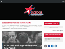 Tablet Screenshot of dcedgesynchro.org